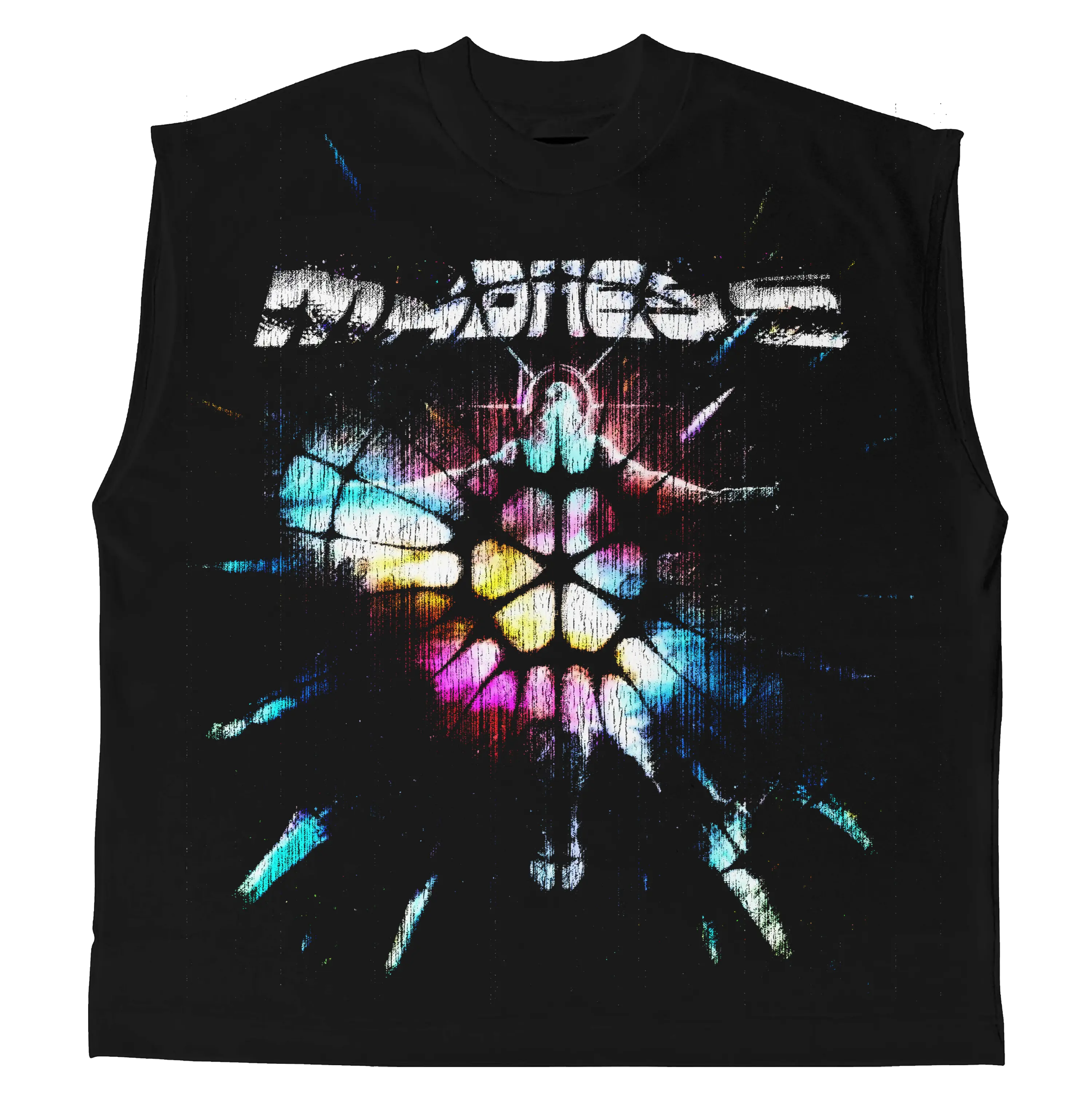 Colorful Madness Sleeveless Tee WorksOfMadness