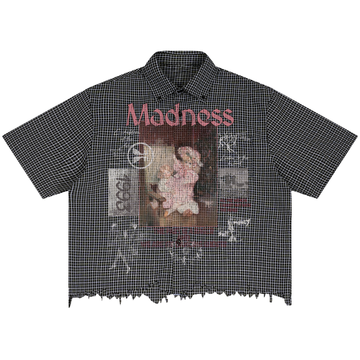 Ashes Distress Button Up