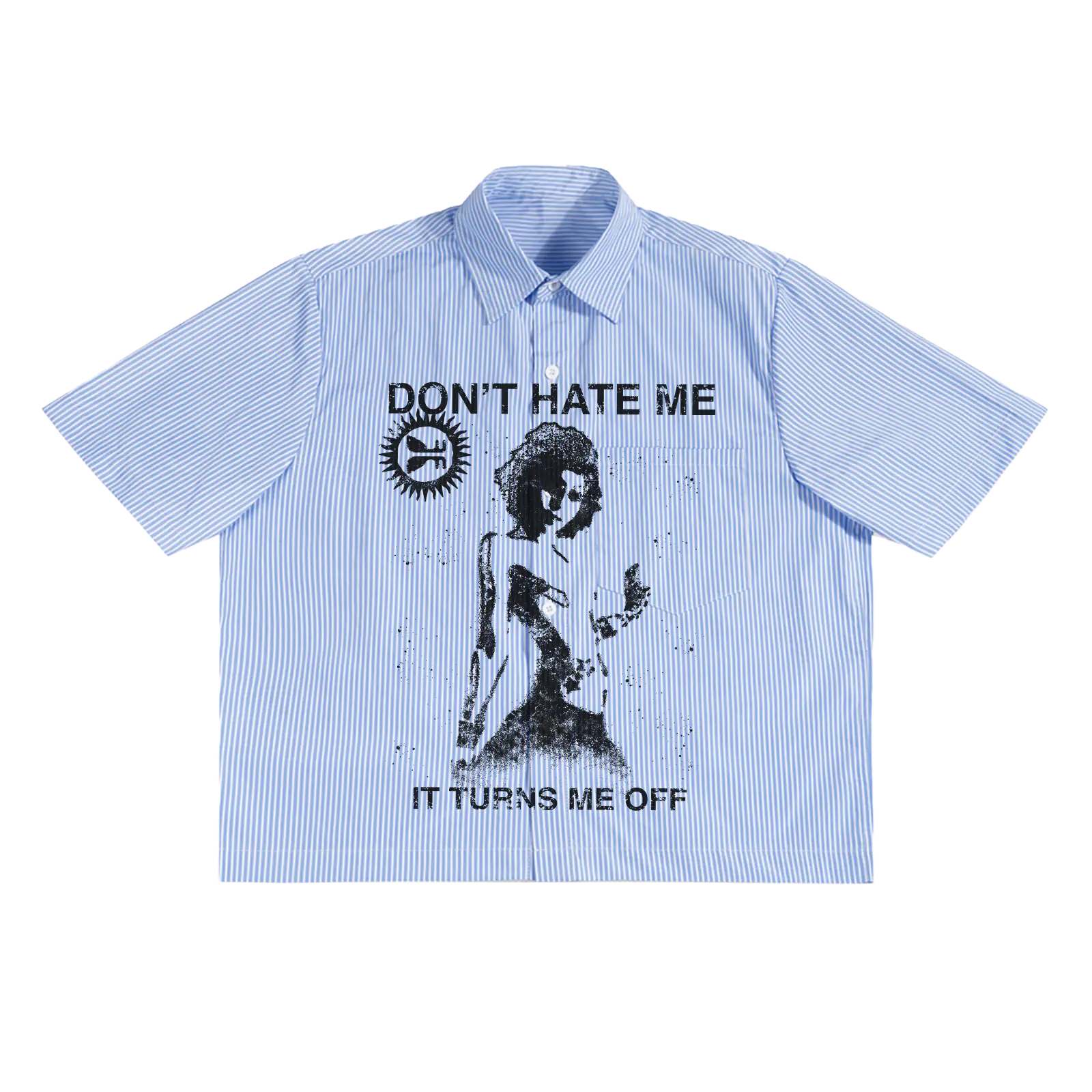 Don't Hate Me Boxy Button Up WorksOfMadness