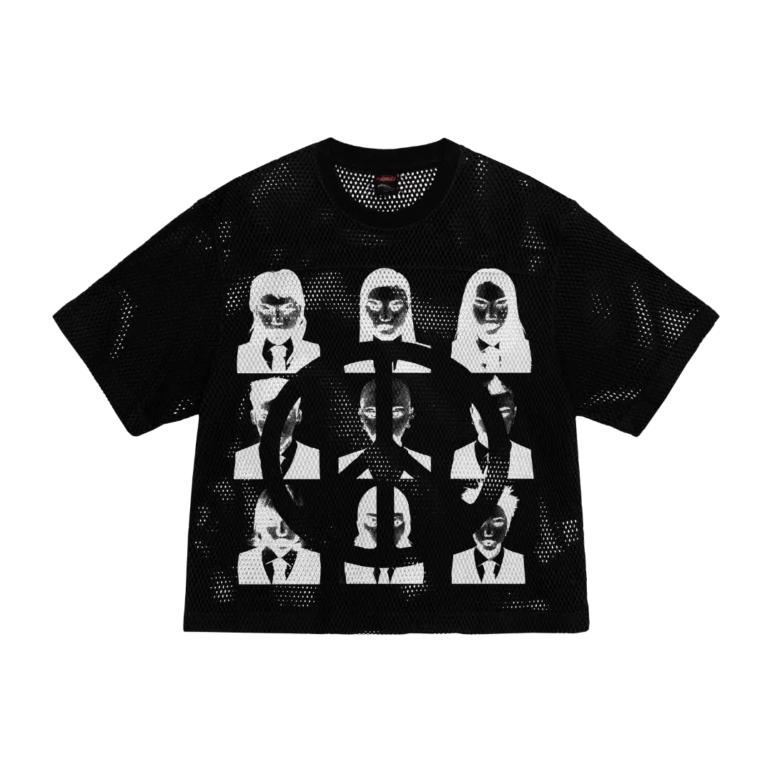 Faces Boxy Jersey (Copy) WorksOfMadness