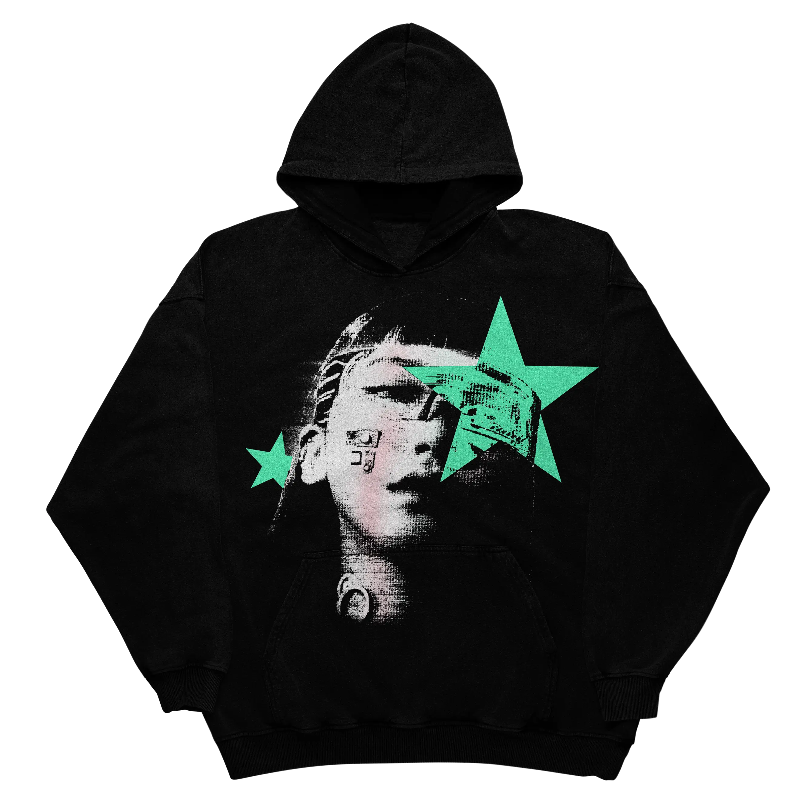 Faded Star Hoodie WorksOfMadness