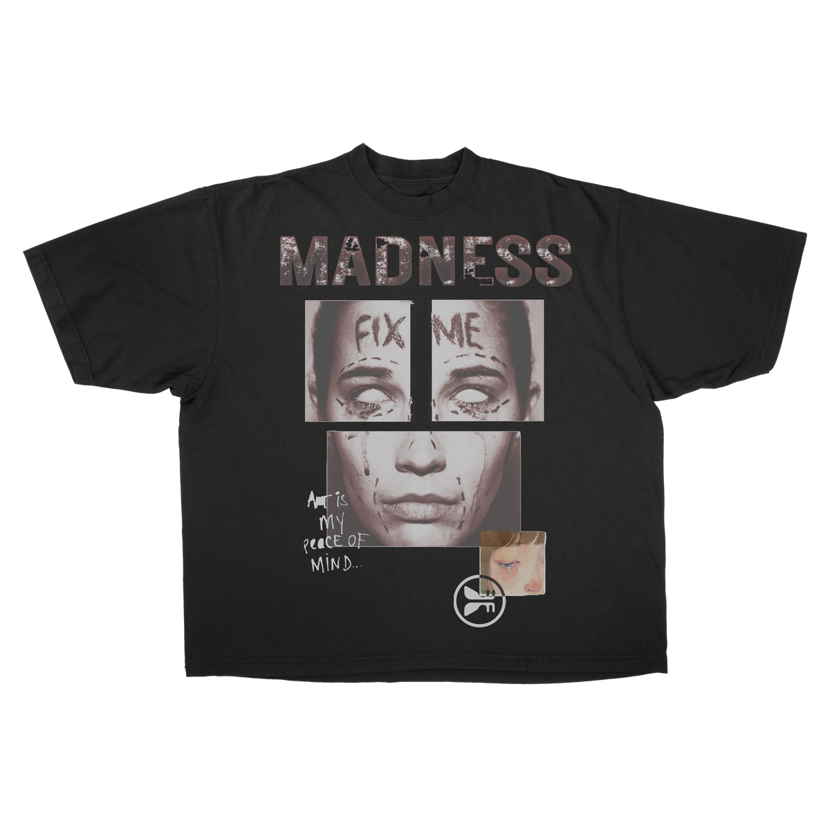 Fix Me Drop Tee - Black