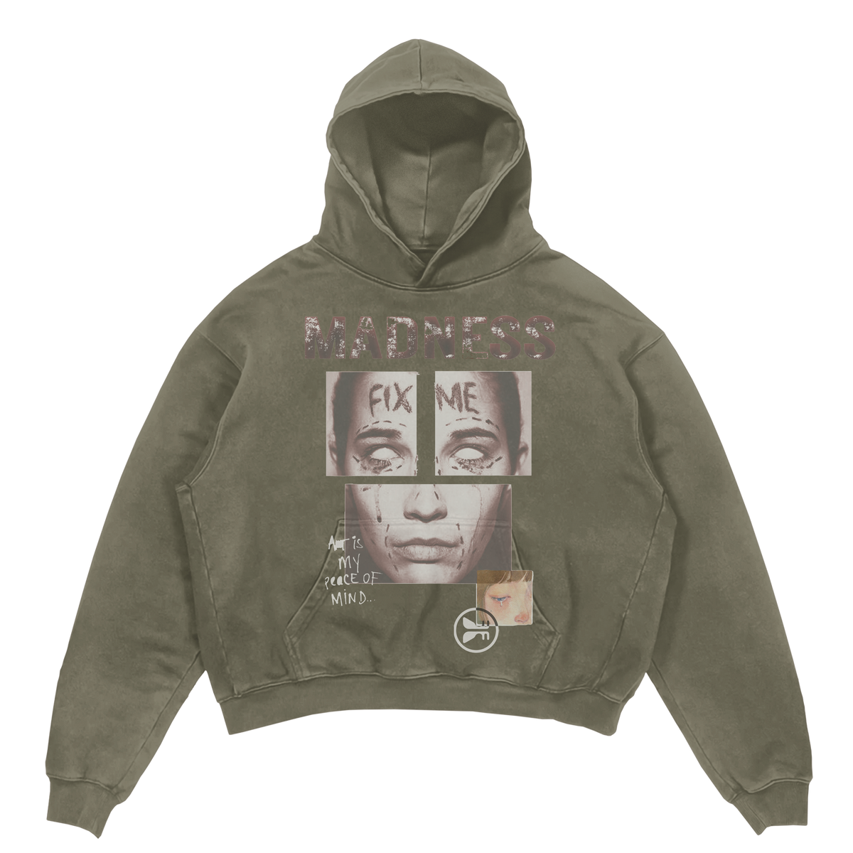 Fix Me Hoodie - Olive