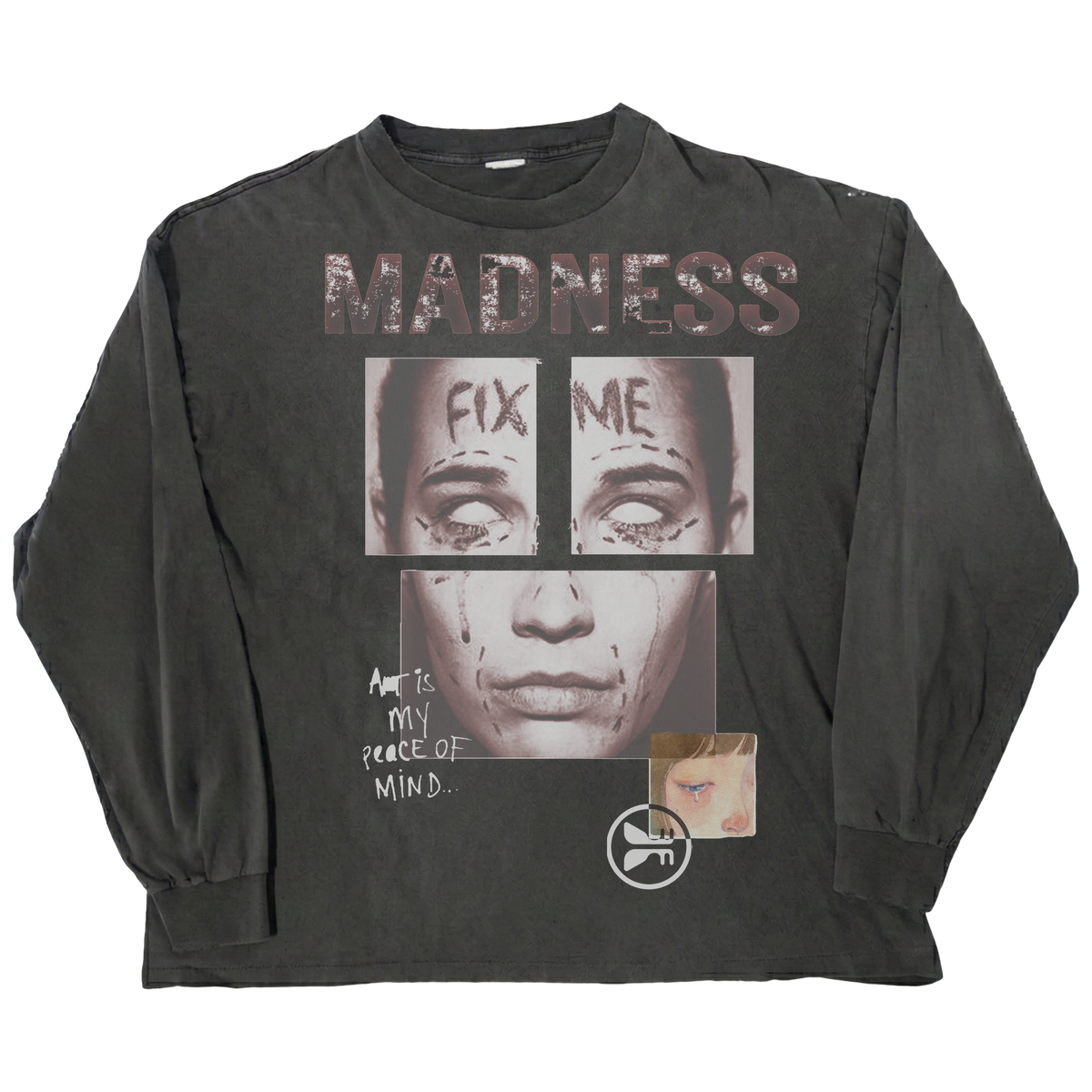 Fix Me L/S Tee - Black