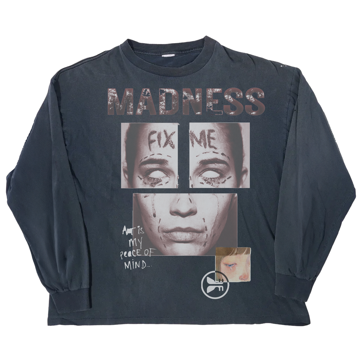 Fix Me L/S Tee - Blue