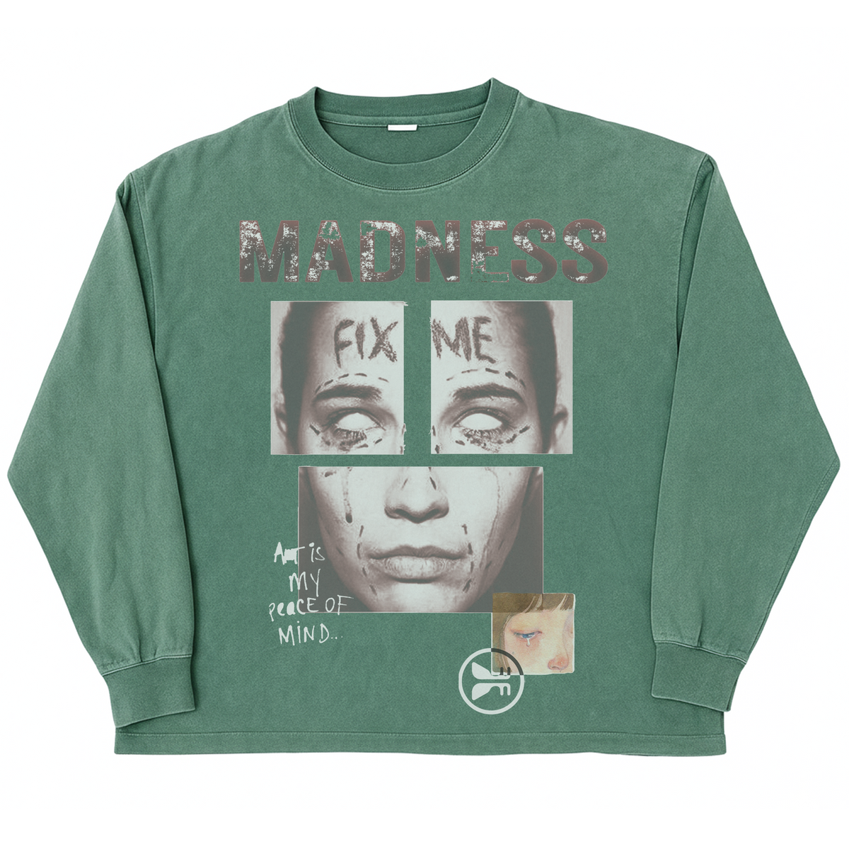 Fix Me L/S Tee - Green