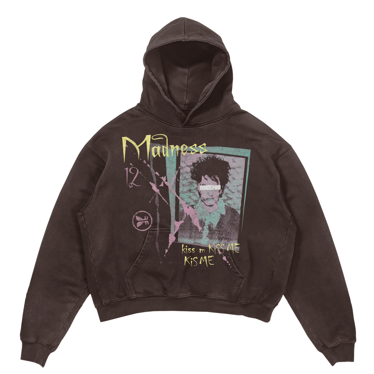 Kiss Me Hoodie - Brown