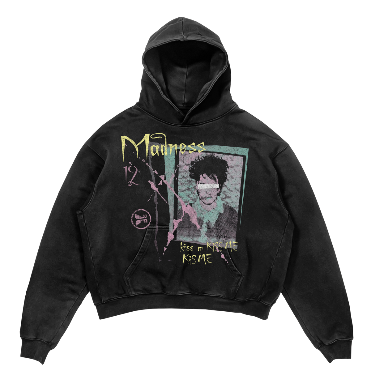 Kiss Me Hoodie - Black
