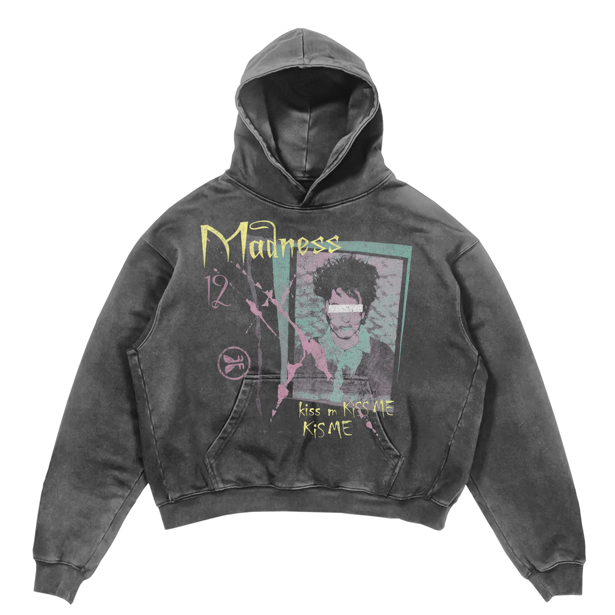 Kiss Me Hoodie - Grey