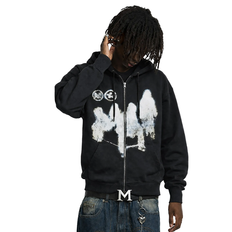Afterimage Zip Up