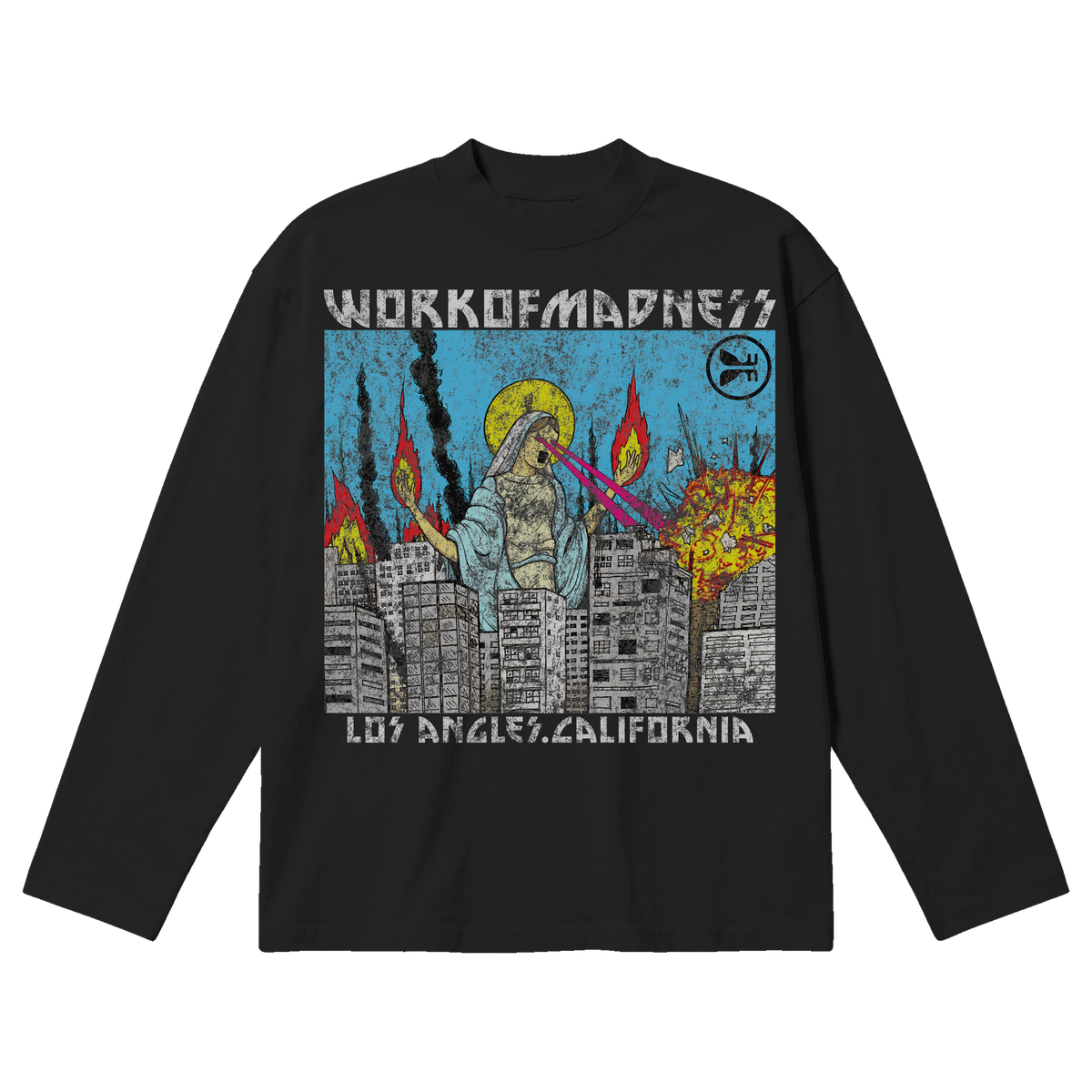Lady of LA Baggy L/S Tee - Black