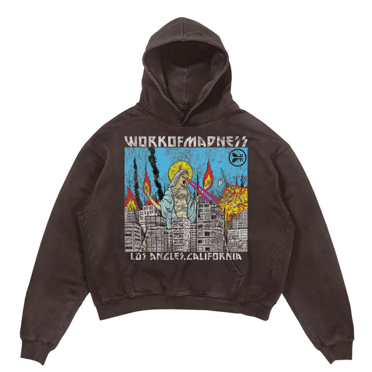 Lady of LA Hoodie - Brown
