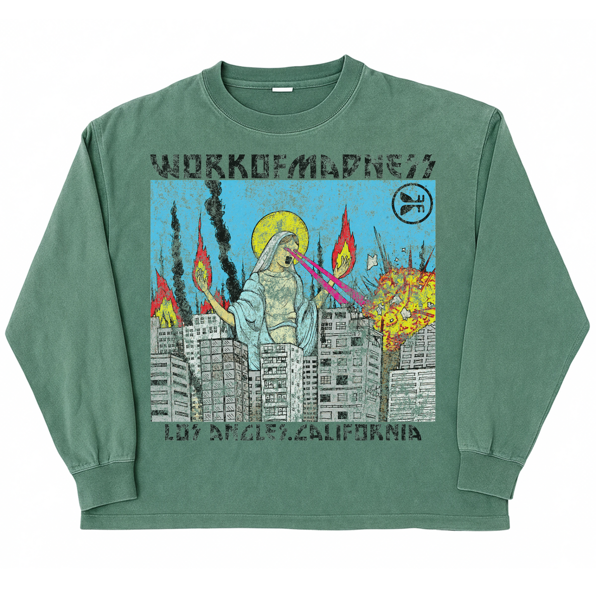 Lady of LA L/S Tee - Green