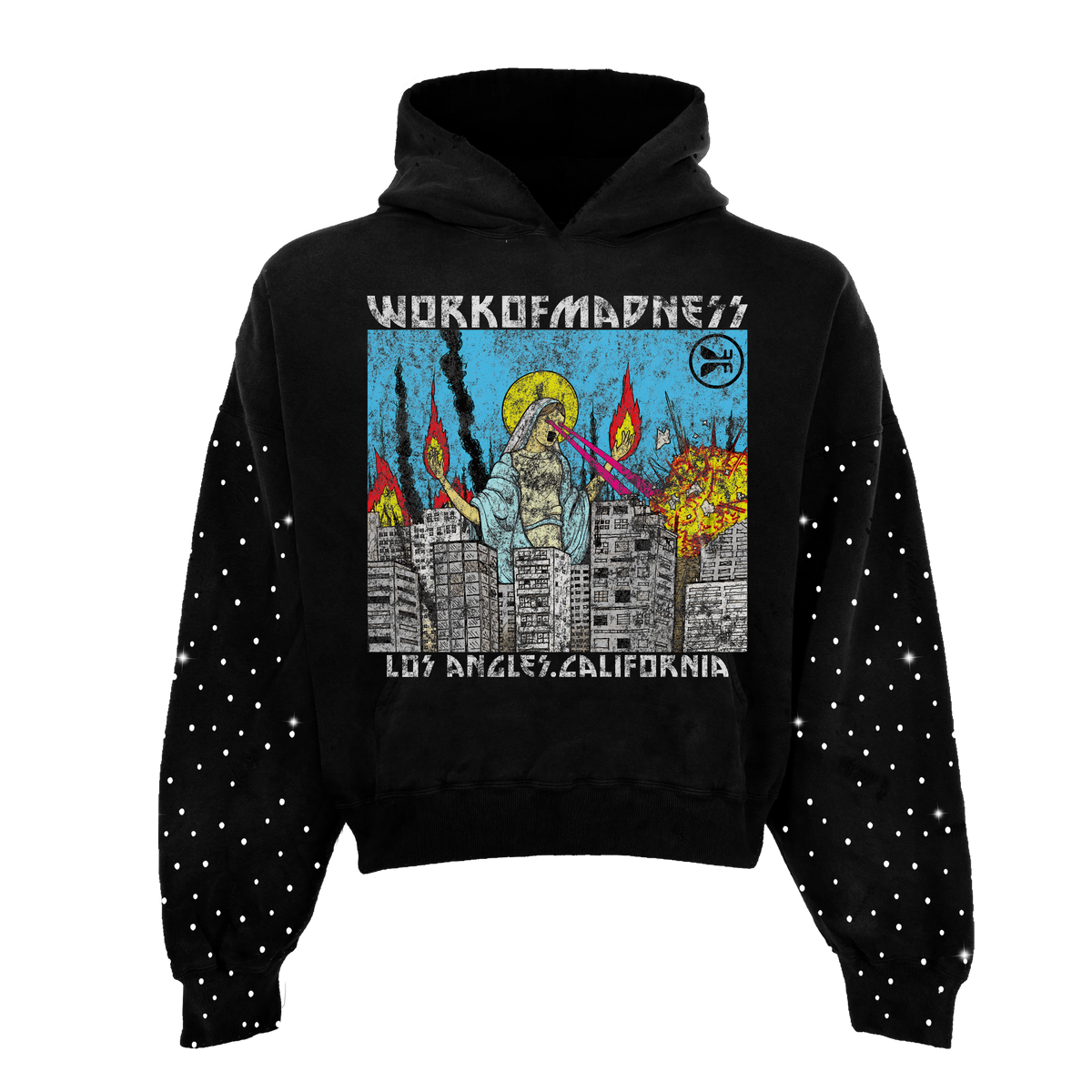 Lady of LA Rhinestone Hoodie