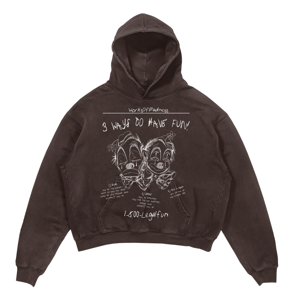 Legal Fun Hoodie - Brown