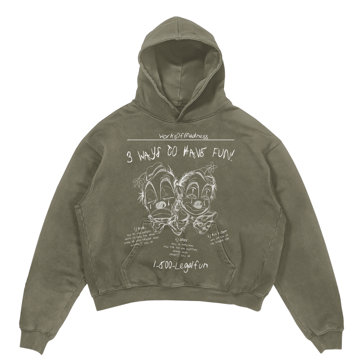 Legal Fun Hoodie - Olive
