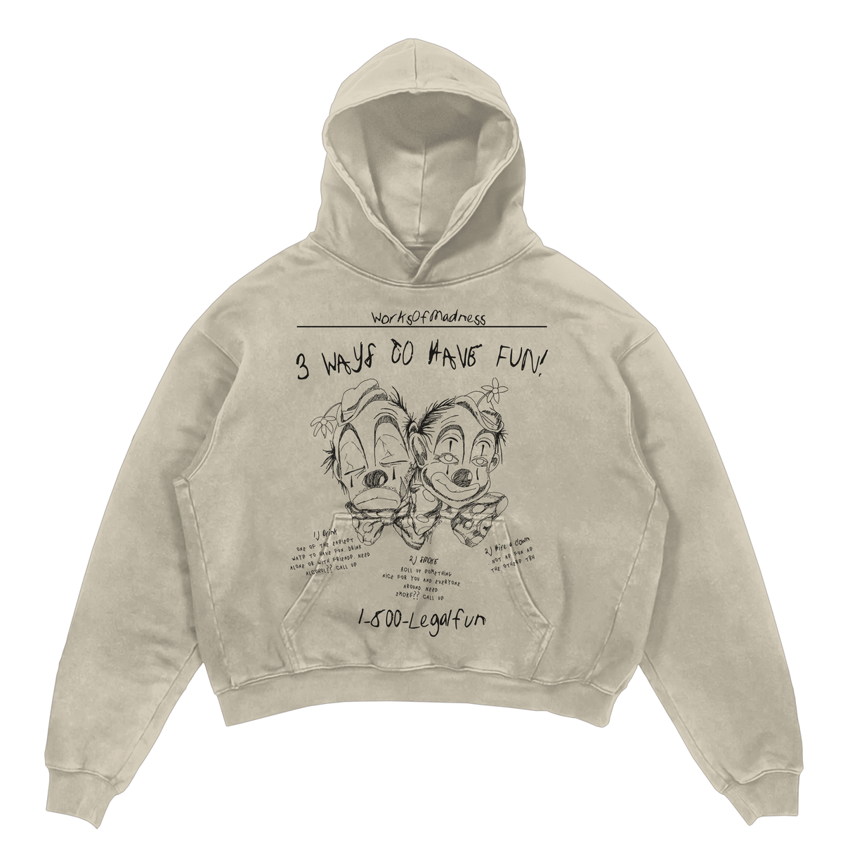 Legal Fun Hoodie - Sand