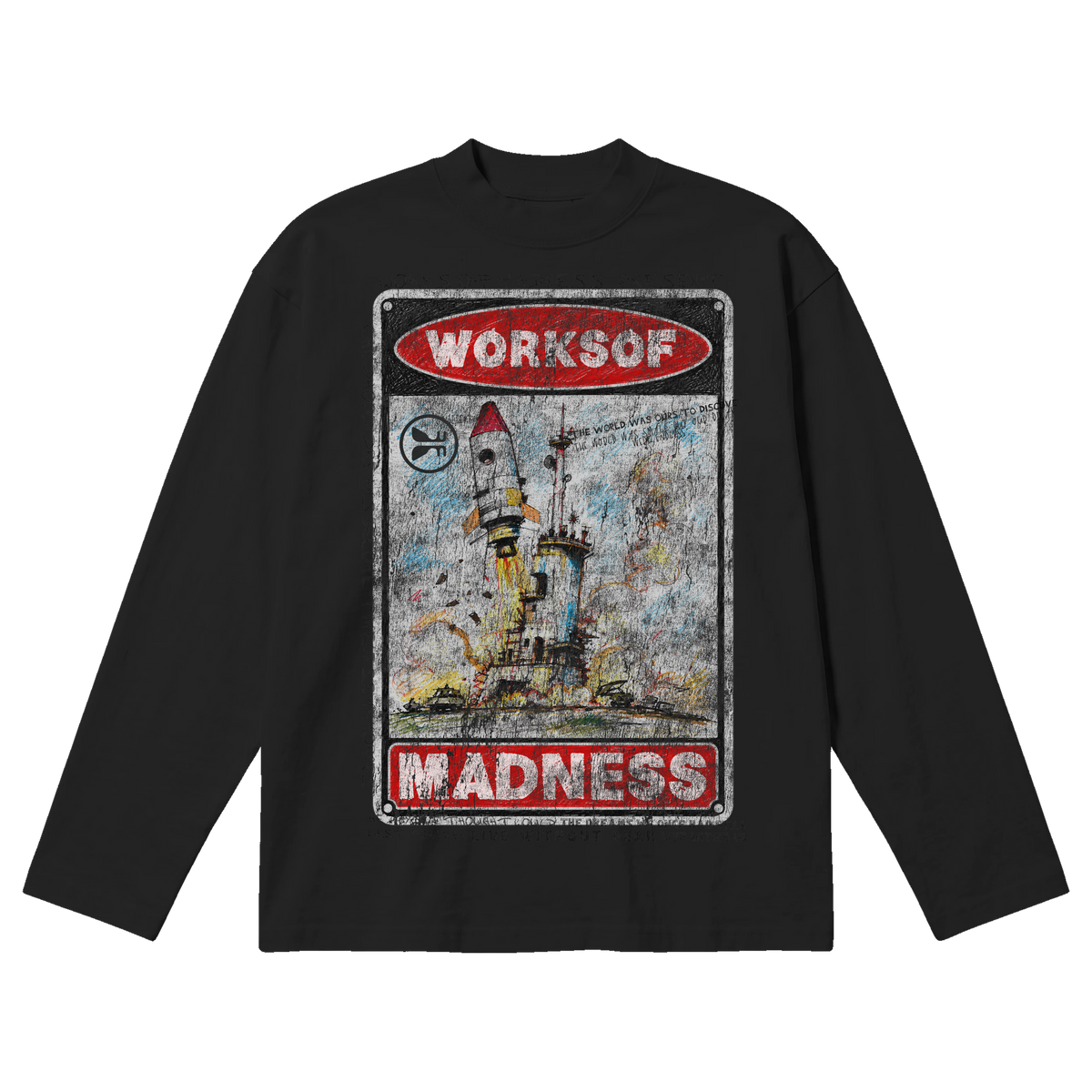 Liftoff Baggy L/S Tee - Black