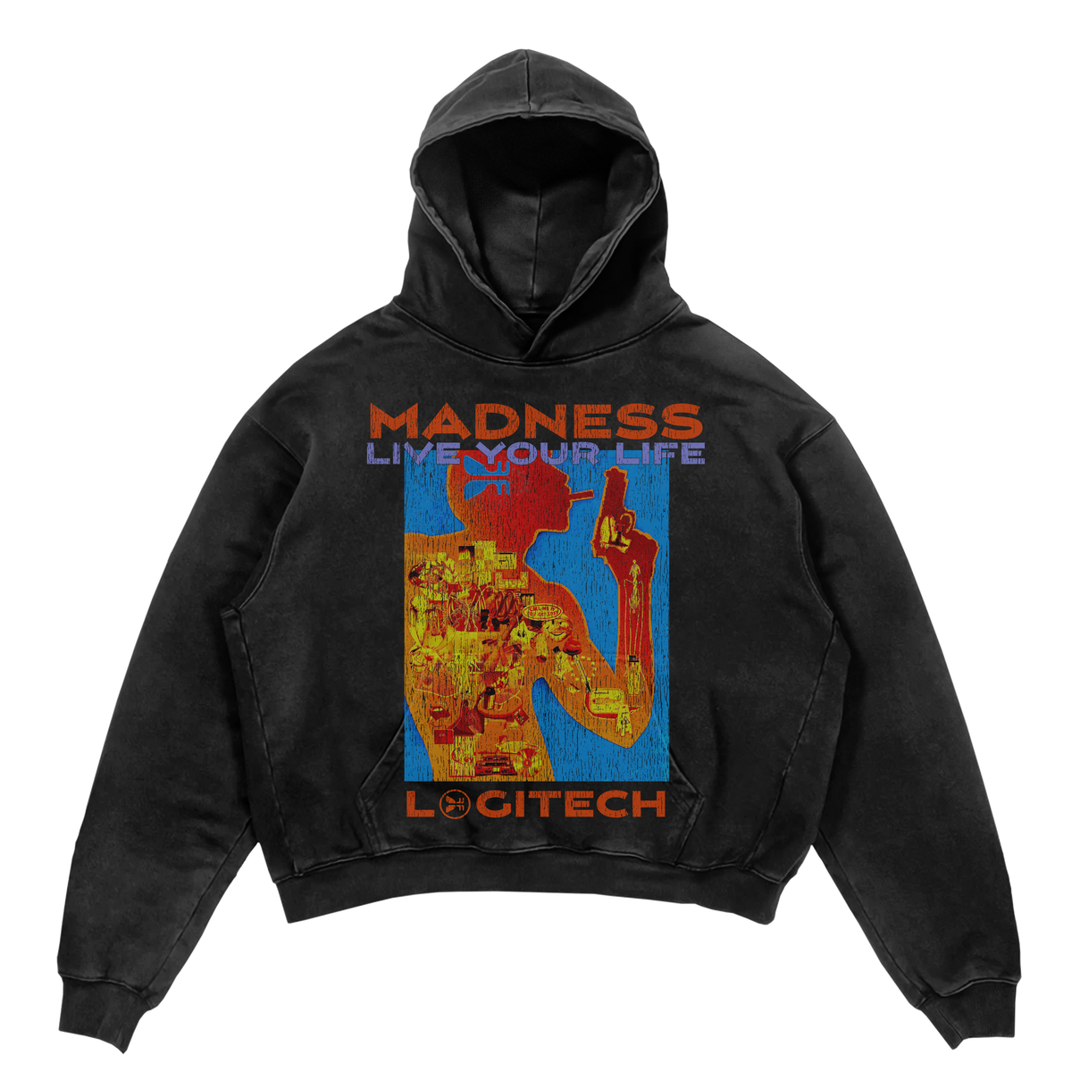 Logitec Hoodie - Black