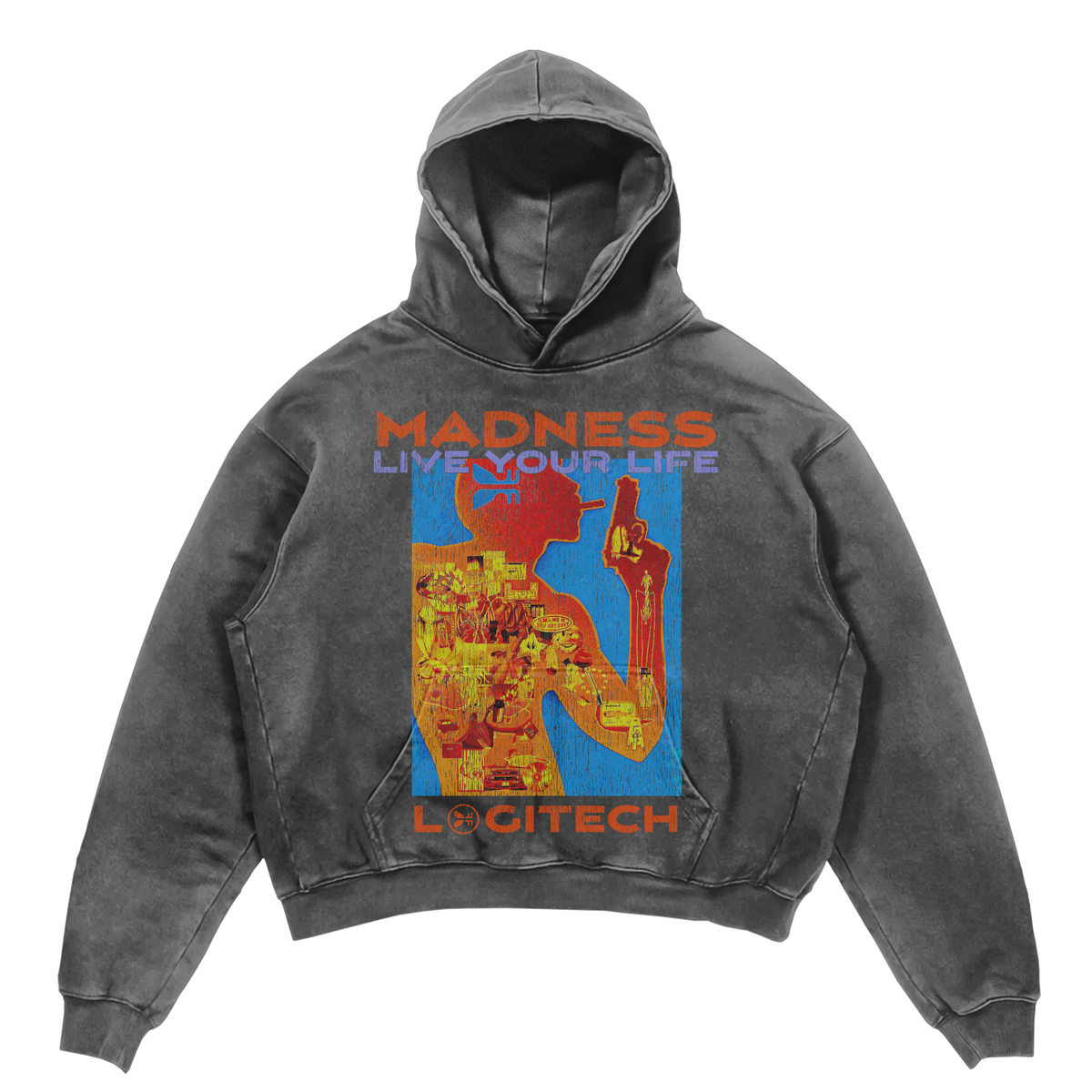 Logitec Hoodie - Grey