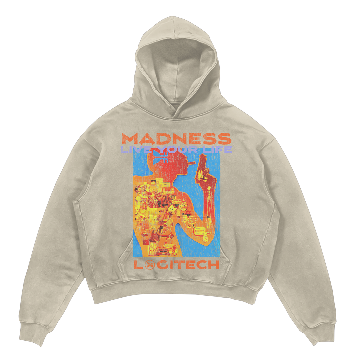Logitec Hoodie - Sand