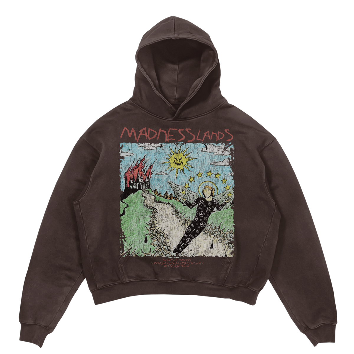 Mad Lands Hoodie - Brown