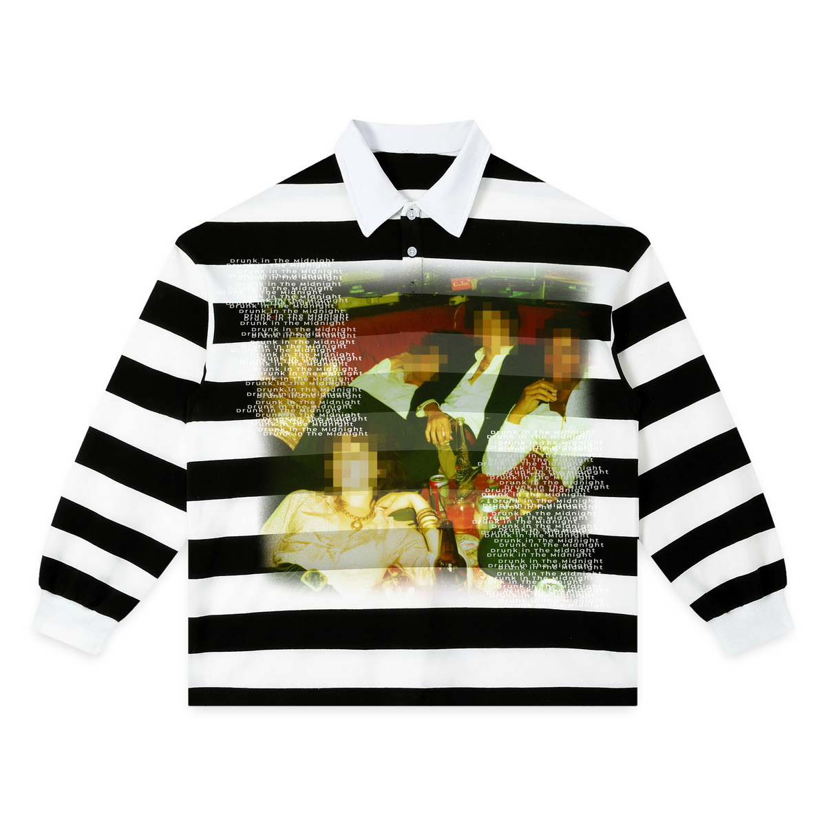 Mafia Stripe Polo - Black
