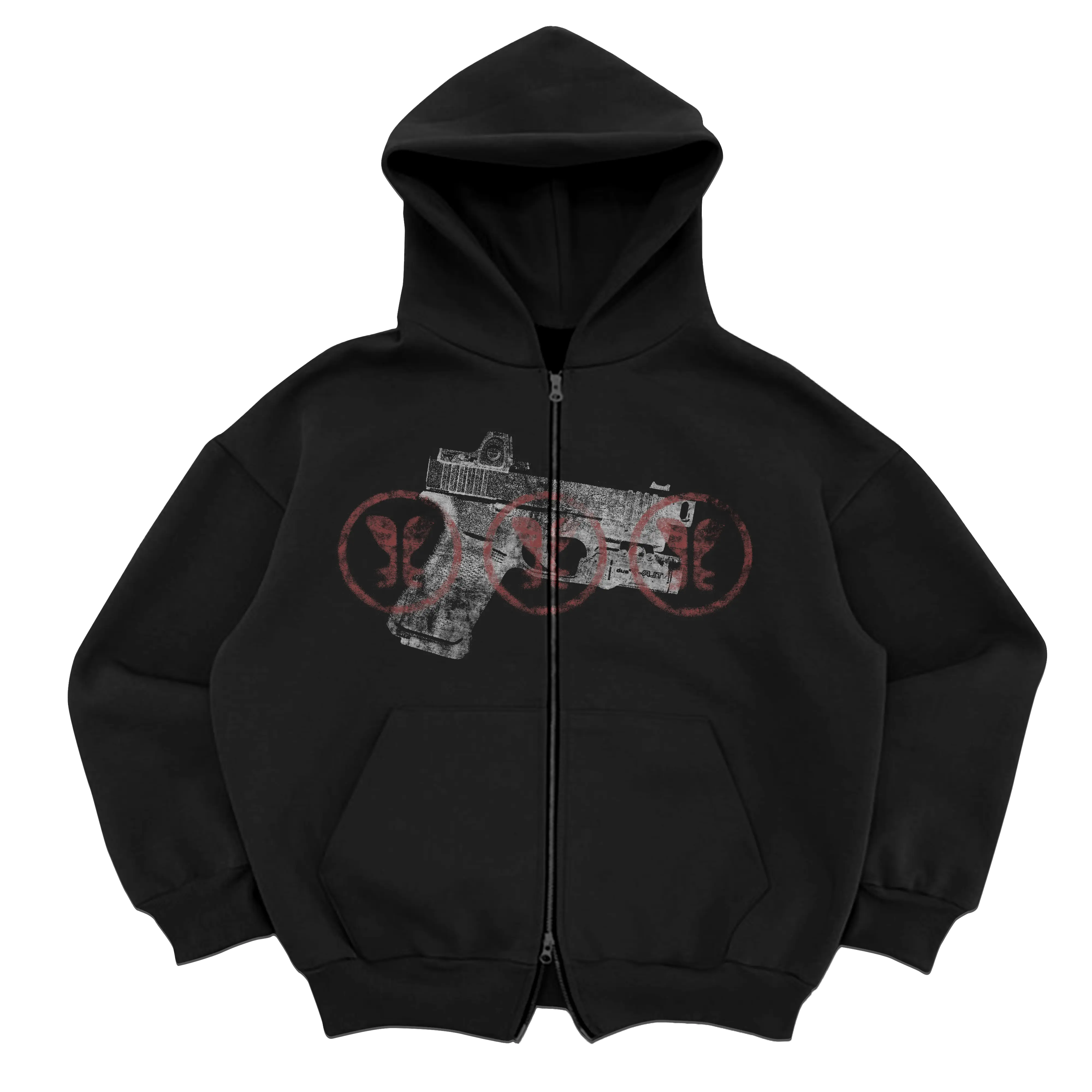Marked Target Premium Zip Up WorksOfMadness