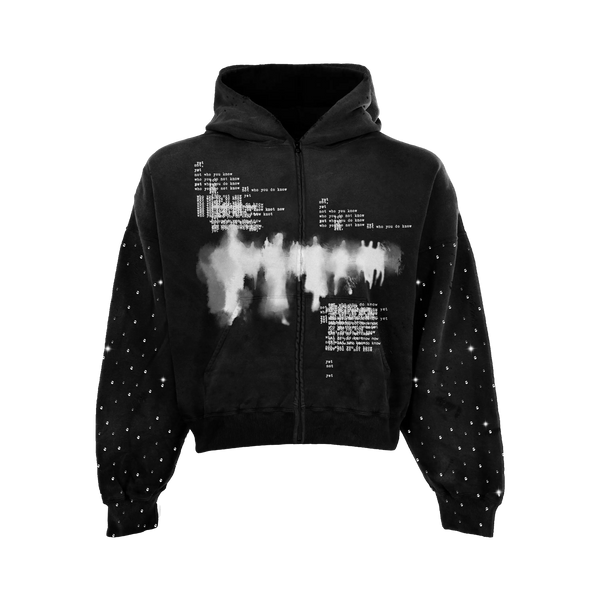 Messiah Saint Rhinestone Zip Up (Copy) WorksOfMadness