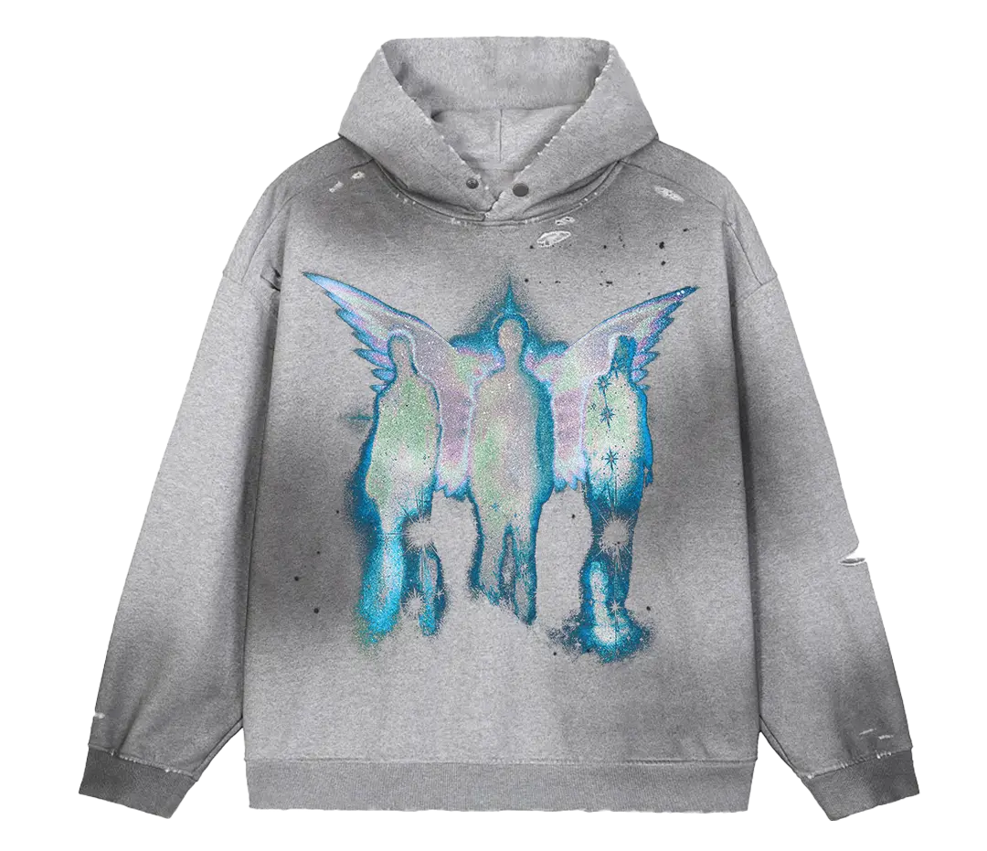 Messiah Sun Fade Distress Hoodie WorksOfMadness