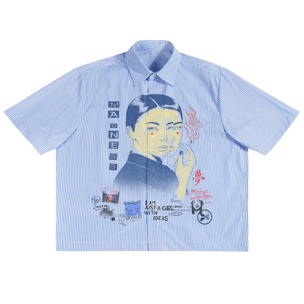 Muse Boxy Button Up