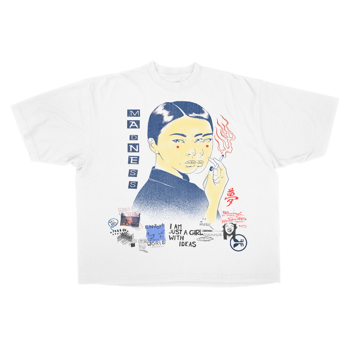 Muse Drop Tee - White