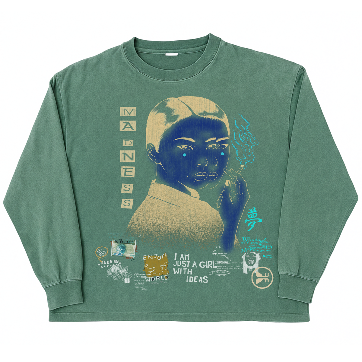 Muse L/S Tee - Green