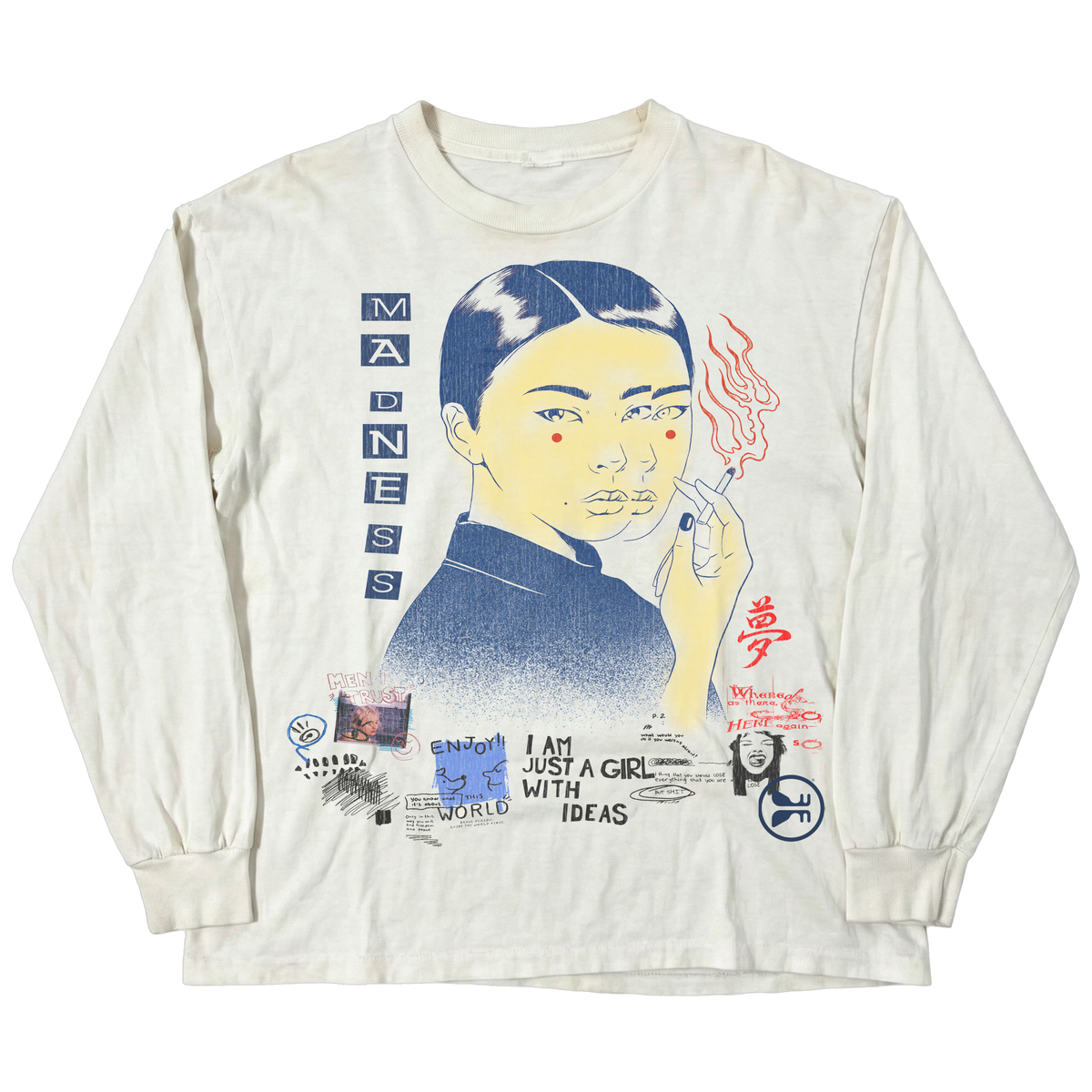 Muse L/S Tee - White