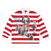 Water Damage Stripe Polo