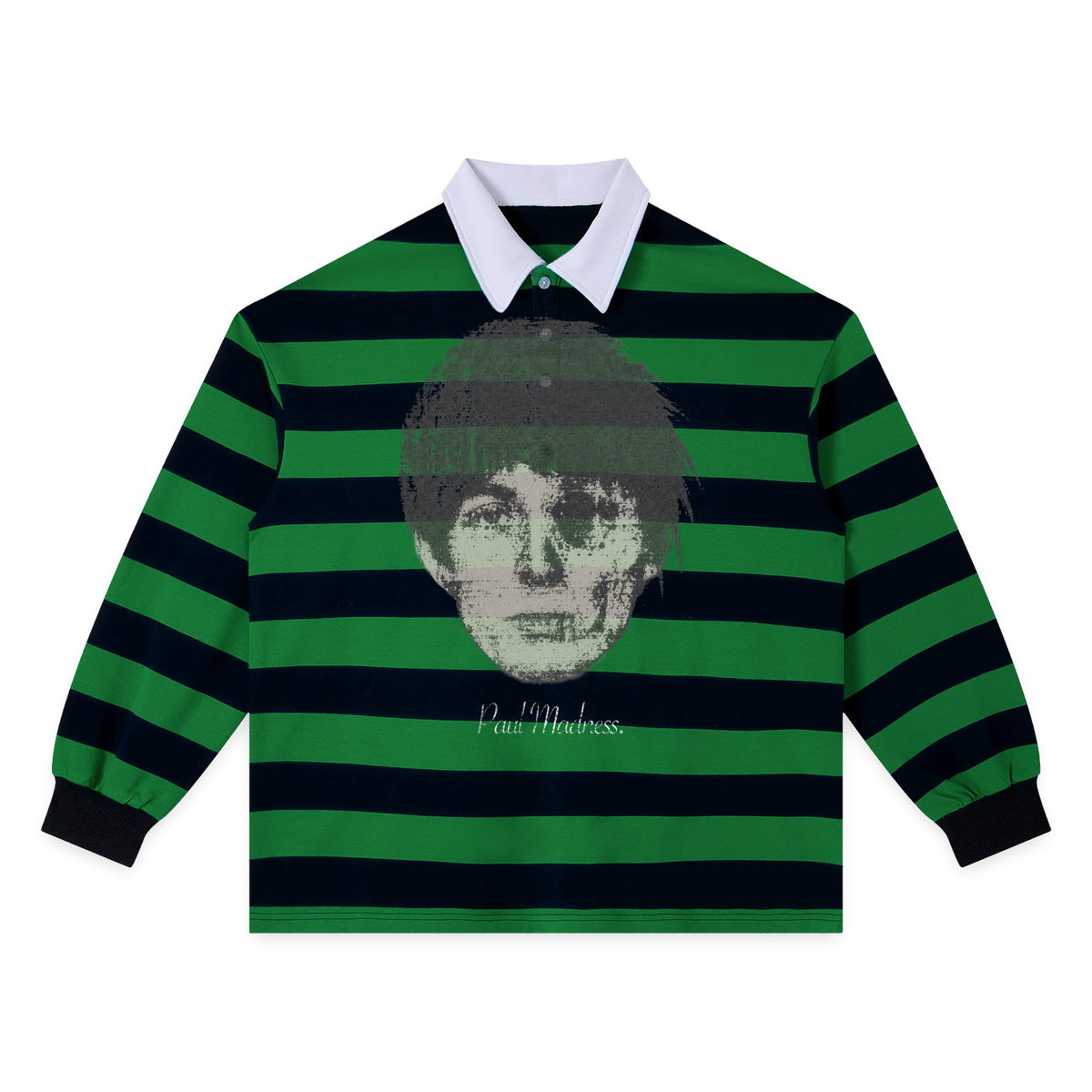 Paul Madness Stripe Polo - Green