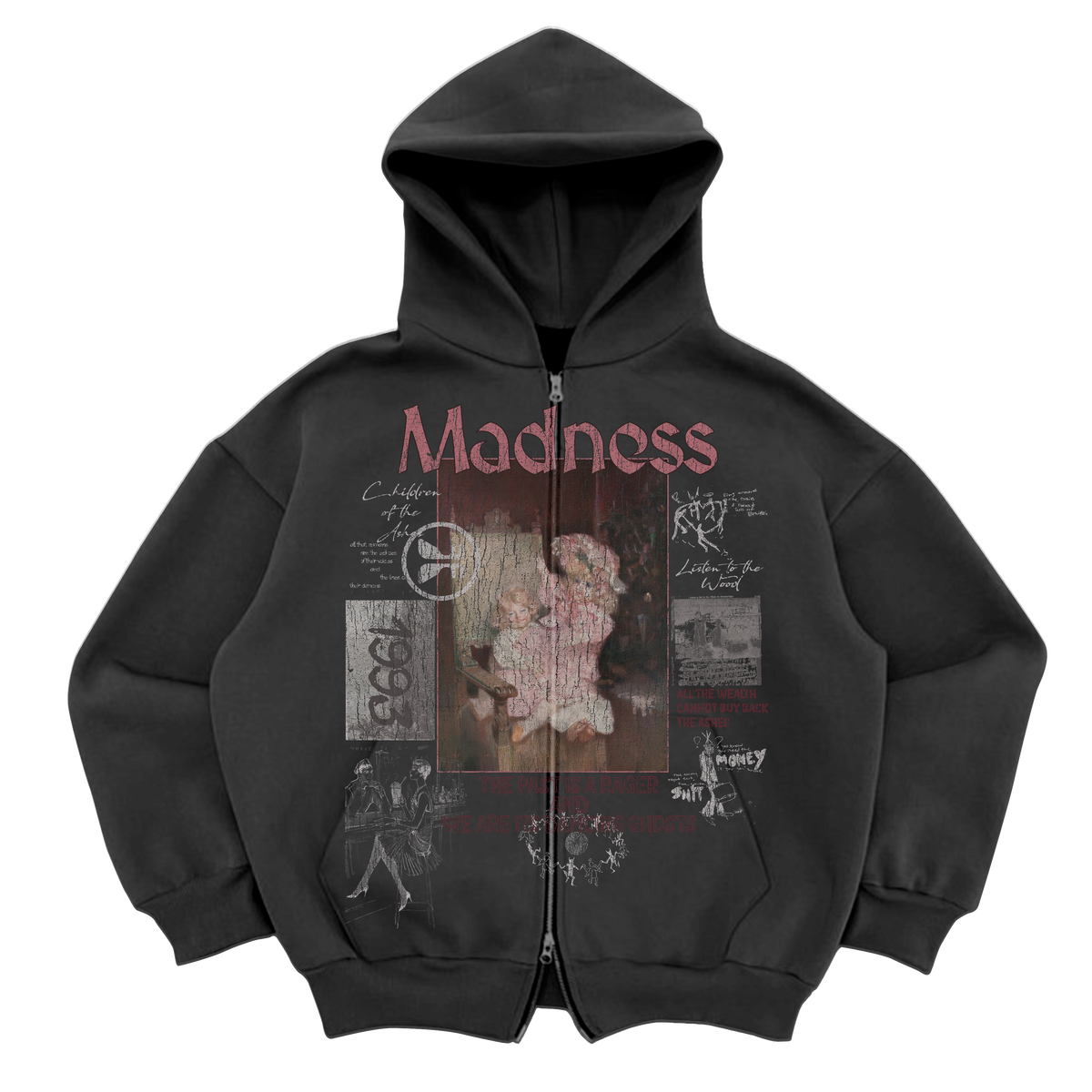 Ashes Zip Up - Grey
