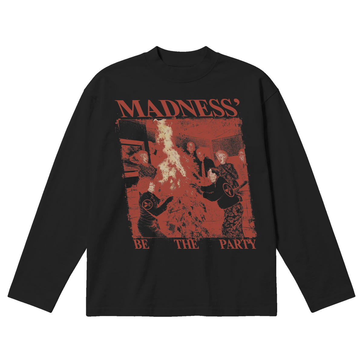 Pyro Party Baggy L/S Tee - Black