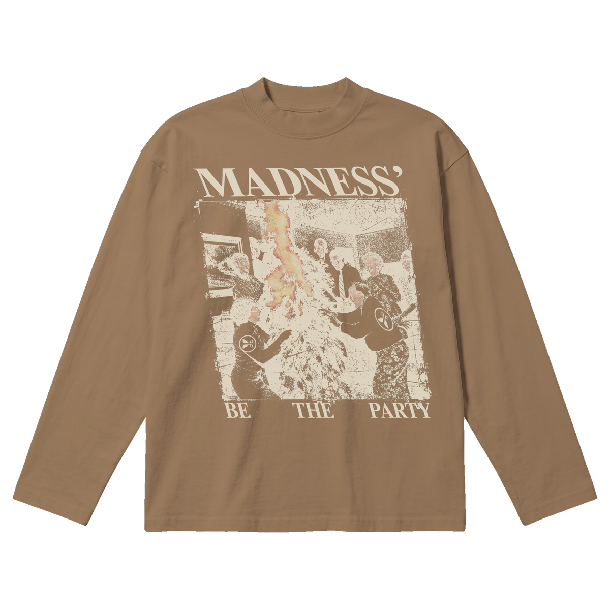 Pyro Party Baggy L/S Tee - Latte