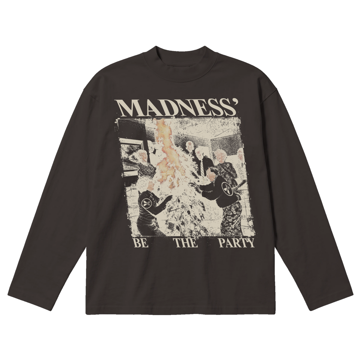Pyro Party Baggy L/S Tee - Off Black