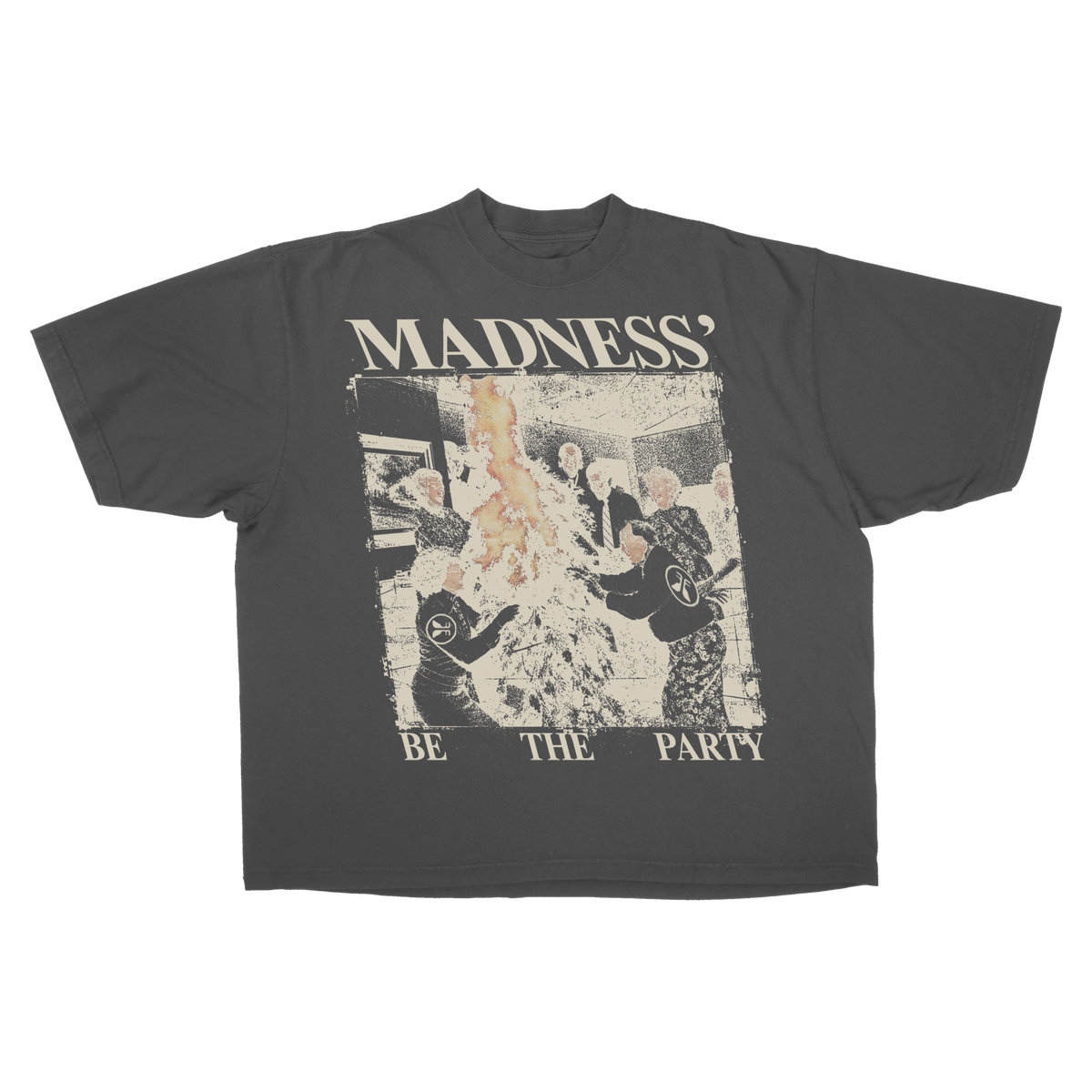 Pyro Party Drop Tee - Grey