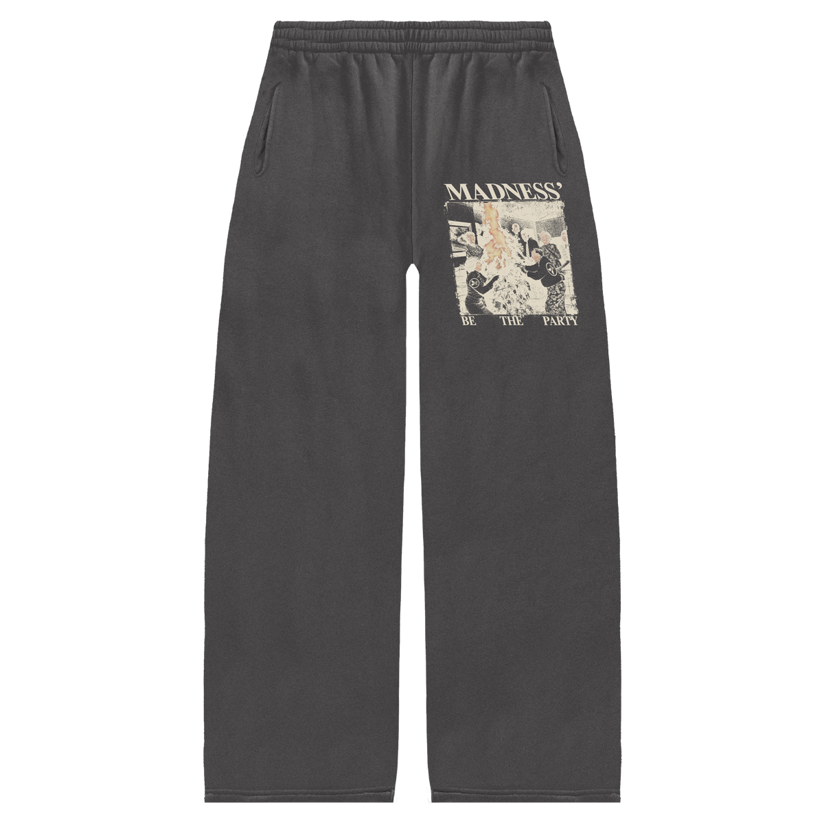 Pyro Party Baggy Sweatpants - Grey