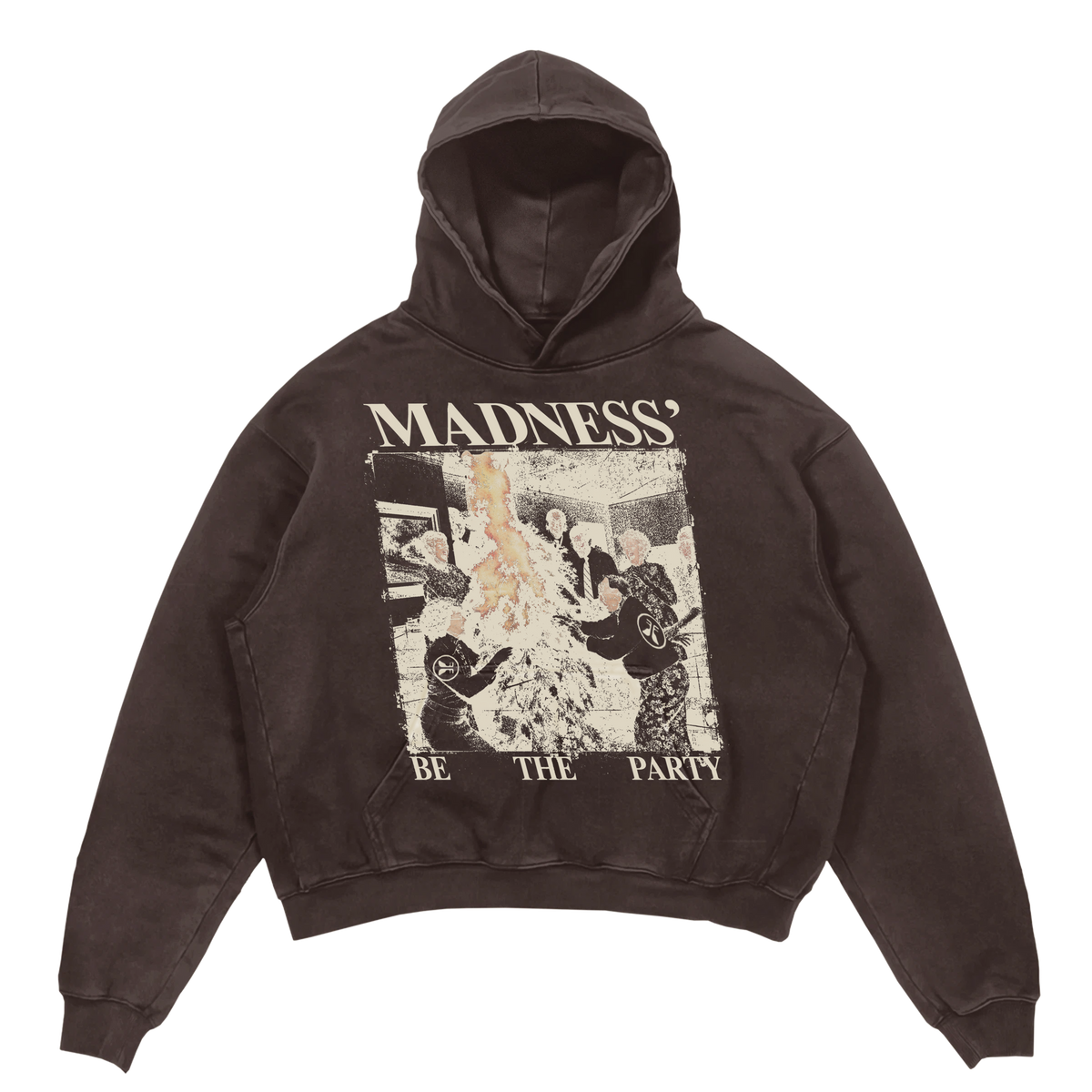 Pyro Party Hoodie - Brown
