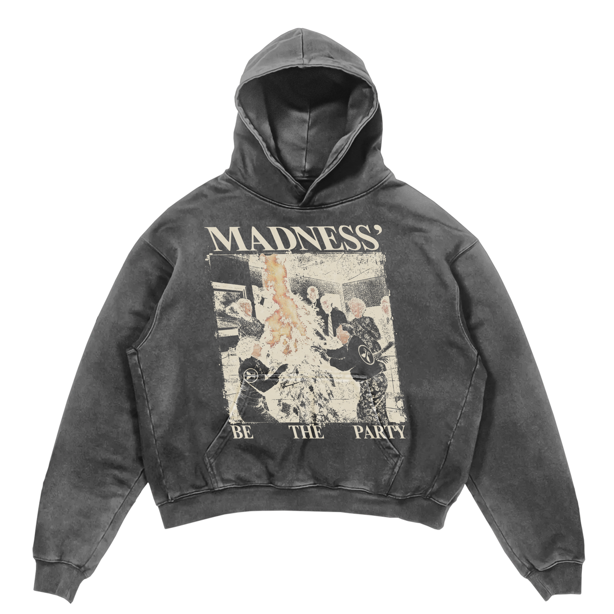 Pyro Party Hoodie - Grey
