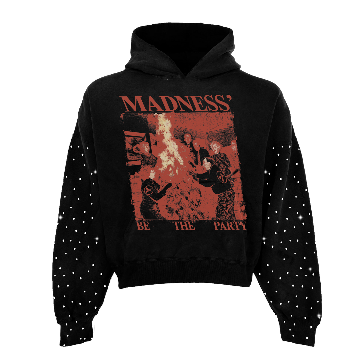 Pyro Party Rhinestone Hoodie