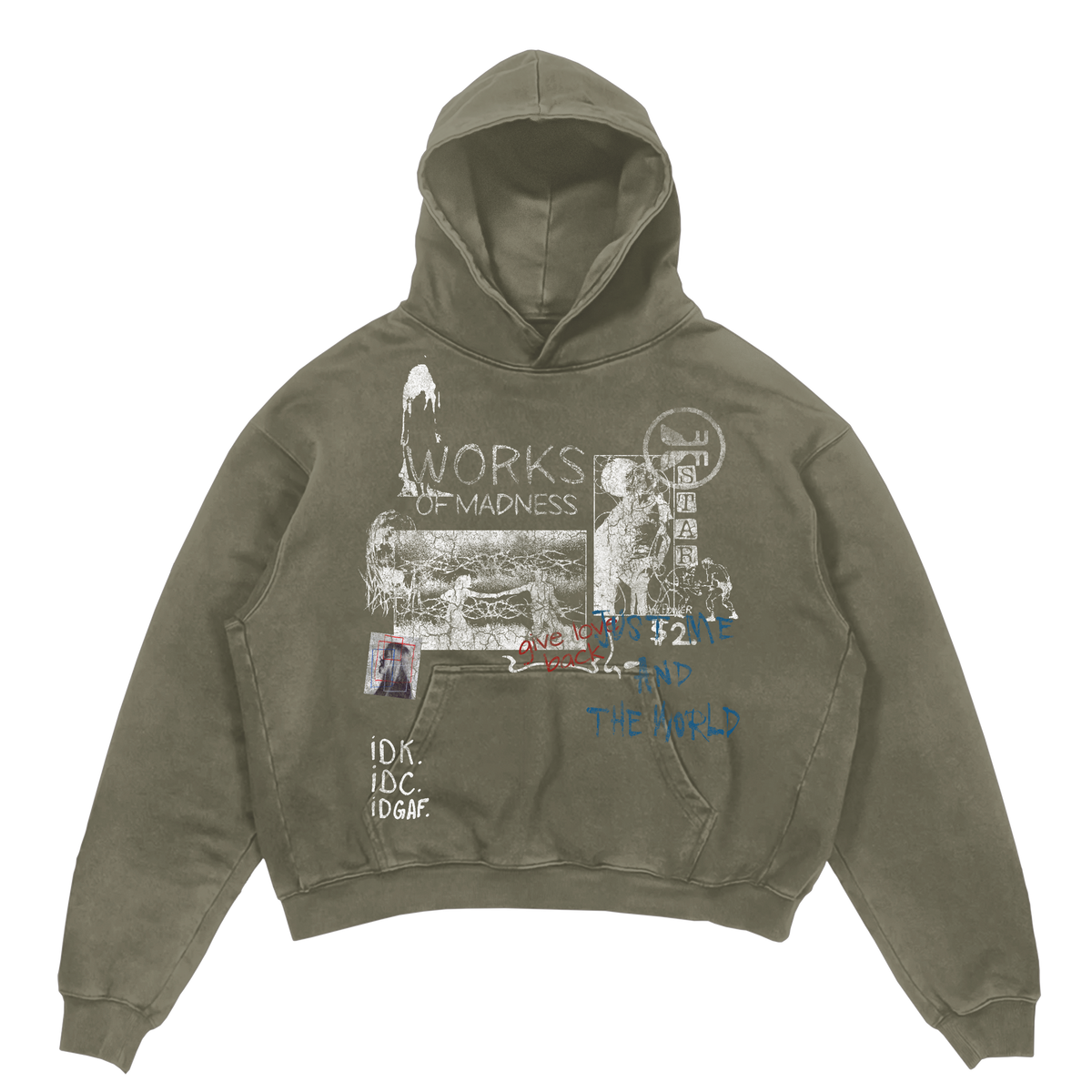 Saint & Sinners Hoodie - Olive