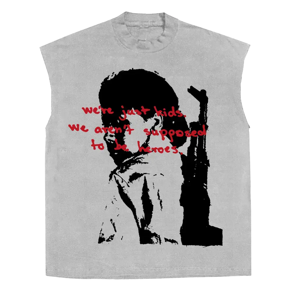 Kids At War Sleeveless Tee WorksOfMadness