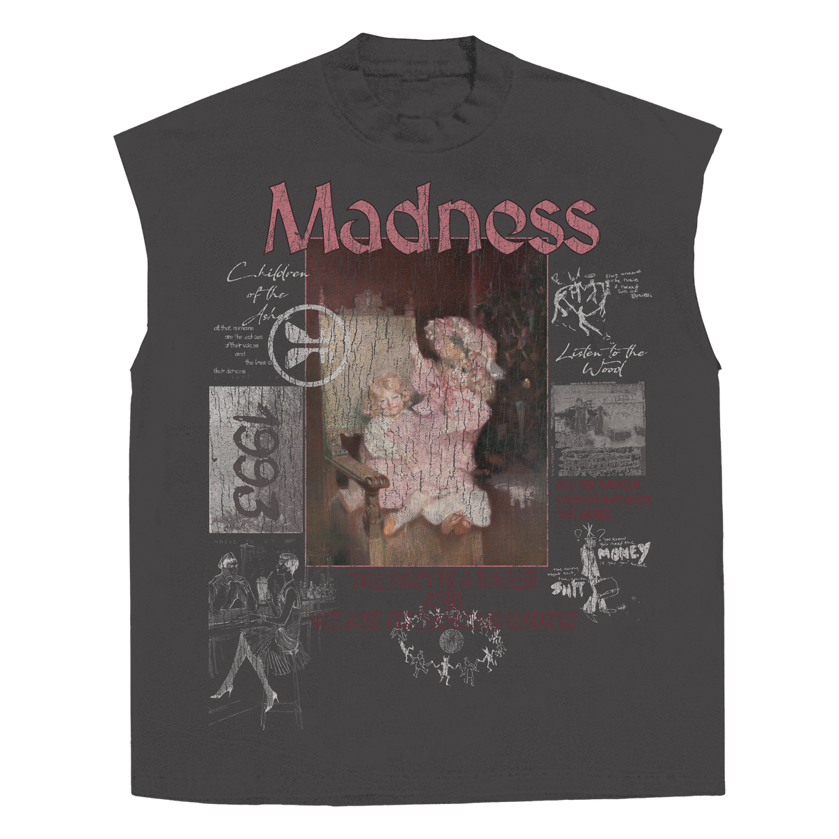 Ashes Sleeveless Tee - Grey