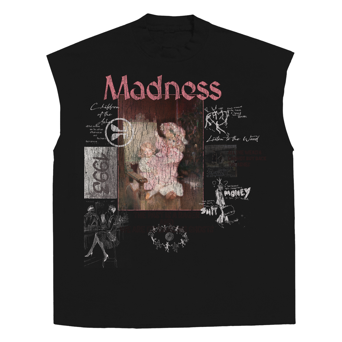 Ashes Sleeveless Tee - Black
