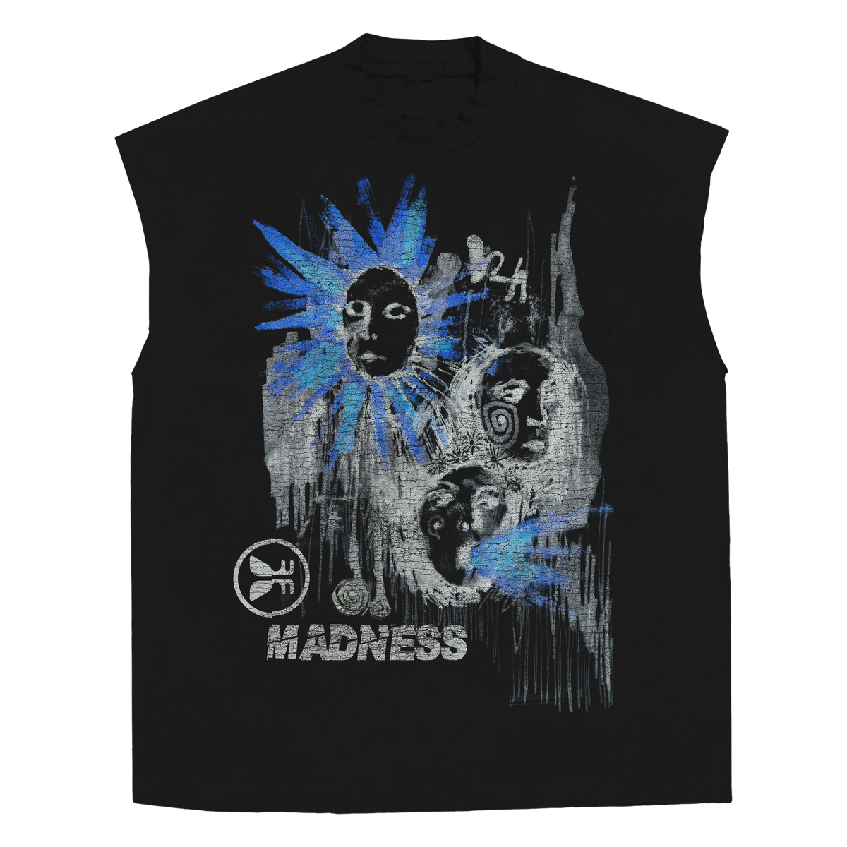 Sunstroke Sleeveless Tee - Black